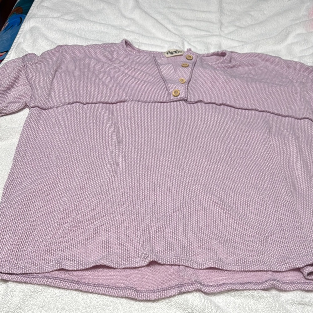 Light Purple short Sleeve Top